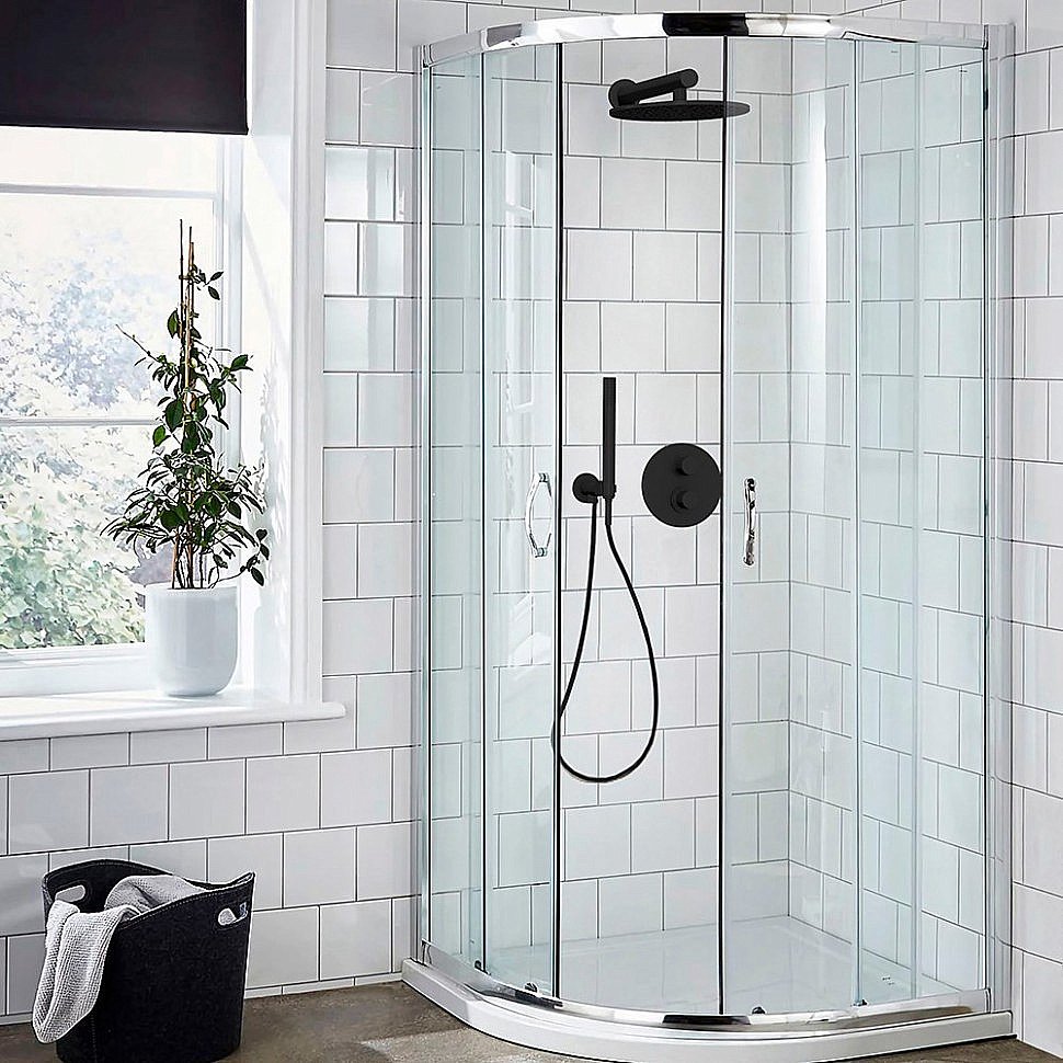 Душевая система PAINI Viva Style P4YOSET26911SH черная матовая купить в интернет-магазине сантехники Sanbest