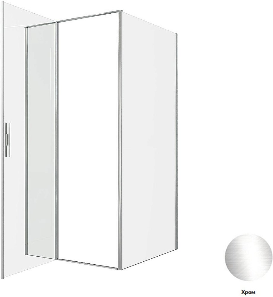 Душевой уголок Allen Brau Priority 100x100 3.31028.00 + 3.31046.00 прозрачный/хром купить в интернет-магазине Sanbest