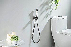 Гигиенический душ Aquatek Европа AQ1020BGM оружейная сталь купить в интернет-магазине сантехники Sanbest