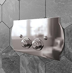 Кнопка для инсталяции Tiffany World TW300.1cr хром купить в интернет-магазине сантехники Sanbest