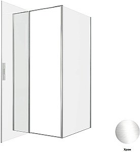 Душевой уголок Allen Brau Priority 100x100 3.31028.00 + 3.31046.00 прозрачный/хром купить в интернет-магазине Sanbest