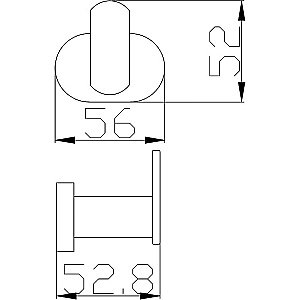 Крючок настенный Rav-Slezak YUKON YUA0100CB белый/хром купить в интернет-магазине сантехники Sanbest