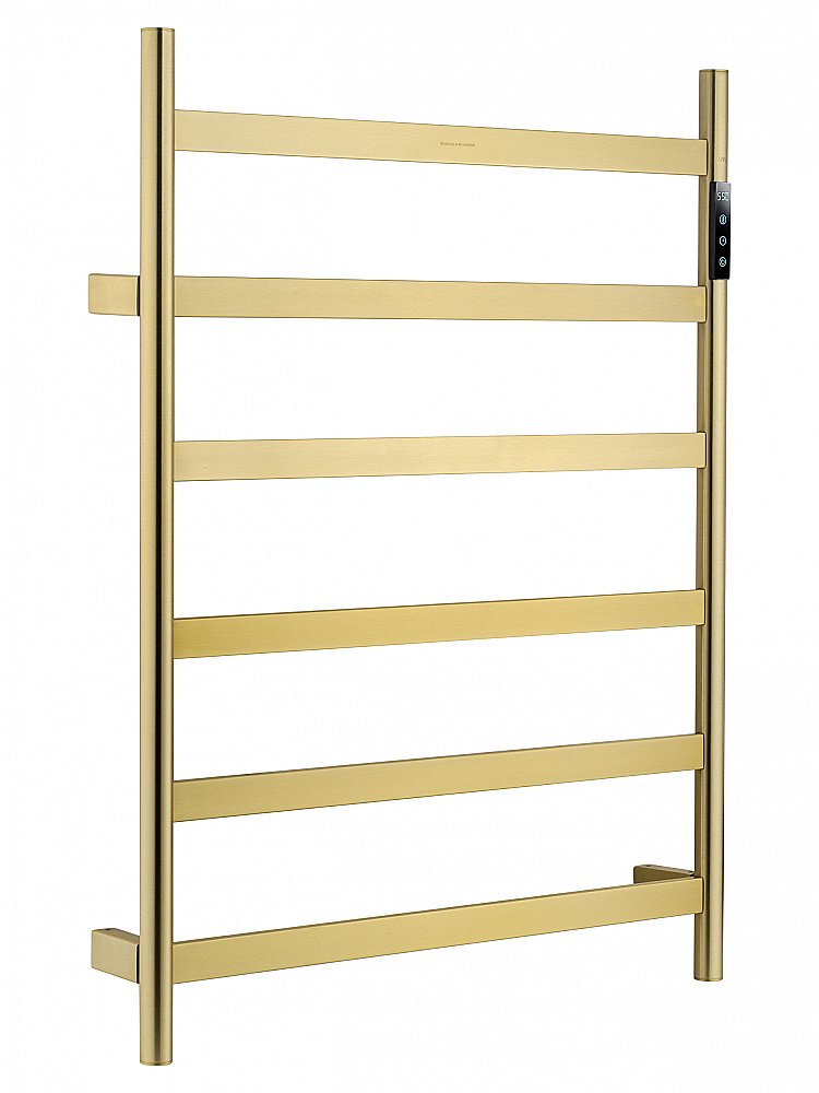Полотенцесушитель электрический WONZON & WOGHAND ESSEN, Брашированное золото (WW-A405-BG) купить в интернет-магазине сантехники Sanbest