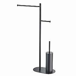 Стойка для ванной Timo Saona 13085/03 черная купить в интернет-магазине сантехники Sanbest