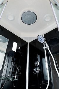 Душевая кабина Deto Серия В B90S BLACK 90x90 купить в интернет-магазине Sanbest