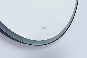 Зеркало Aquanet Тренд 80 черный в ванную от интернет-магазине сантехники Sanbest