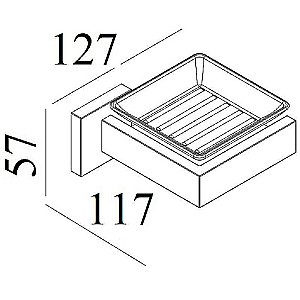 Мыльница Boch Mann CR-F25-H04 BM10651 нержавеющая сталь купить в интернет-магазине сантехники Sanbest