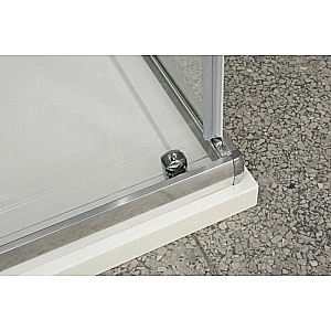Душевой уголок BelBagno UNIQUE-2-AH-1-110/125-100-P-Cr стекло матовое/профиль хром купить в интернет-магазине Sanbest