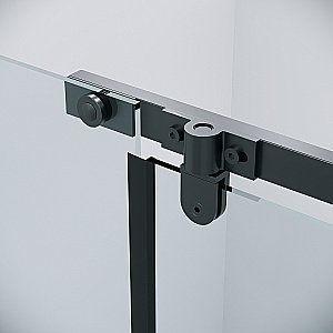 Душевая дверь Grossman Pragma 110 100.K33.03.110.21.00 стекло прозрачное/профиль черный матовый купить в интернет-магазине Sanbest