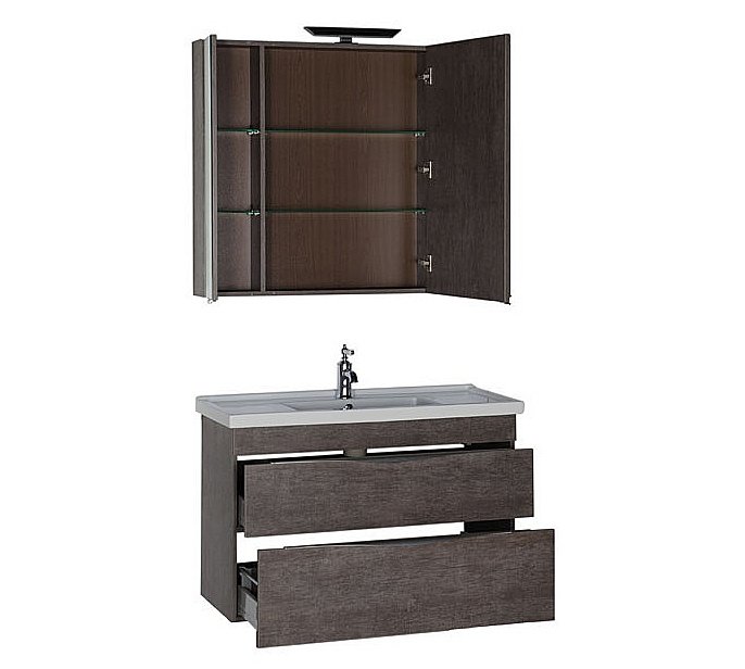 Тумба с раковиной Aquanet Эвора 100 для ванной в интернет-магазине Sanbest