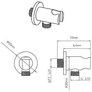 Душевая система Vincea Inspire VSFW-3I21T2CH хром купить в интернет-магазине сантехники Sanbest