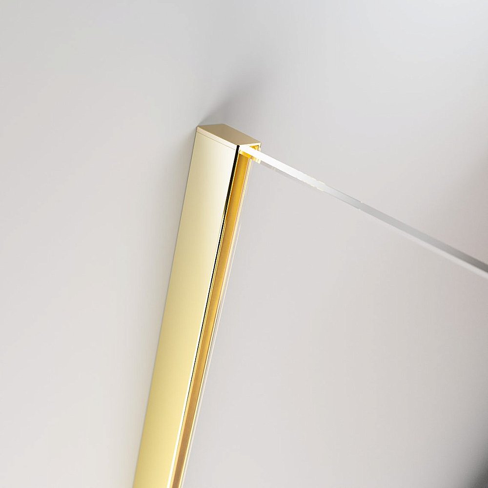 Шторка для ванны Radaway Furo SL Gold PND II 120 стекло прозрачное/профиль золото купить в интернет-магазине Sanbest
