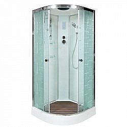 Душевая кабина DTO ЕМ1510 с пультом 100х100 купить в интернет-магазине Sanbest