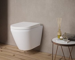 Унитаз Vitra INTEGRA ROUND 7041B003-0075 безободковый, белый купить в интернет-магазине Sanbest