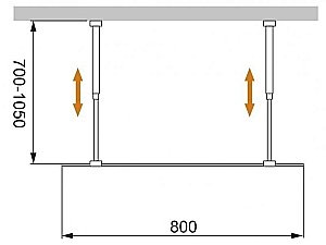 Душевое ограждение Cezares LIBERTA L-2 80x195 купить в интернет-магазине Sanbest
