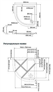 Душевой поддон WasserKRAFT Isen 26T00 80х80 купить в интернет-магазине Sanbest