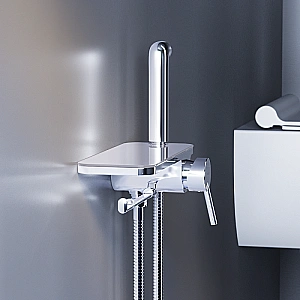 Гигиенический душ со смесителем Damixa Jupiter 773500001 хром купить в интернет-магазине сантехники Sanbest