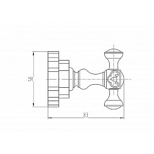 Крючок Milacio Villena MC.902.BBR черная бронза купить в интернет-магазине сантехники Sanbest