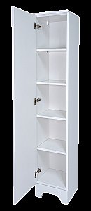 Пенал напольный Misty Лейла 35 П-Лей0501-01 белый для ванной в интернет-магазине сантехники Sanbest