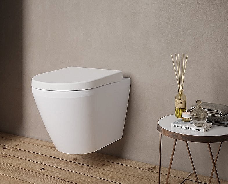 Унитаз Vitra INTEGRA ROUND 7041B003-0075 безободковый, белый купить в интернет-магазине Sanbest