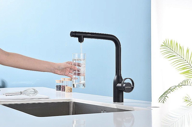 Смеситель для кухни Paulmark Urban Ur213104-AN антрацит купить в интернет-магазине сантехники Sanbest