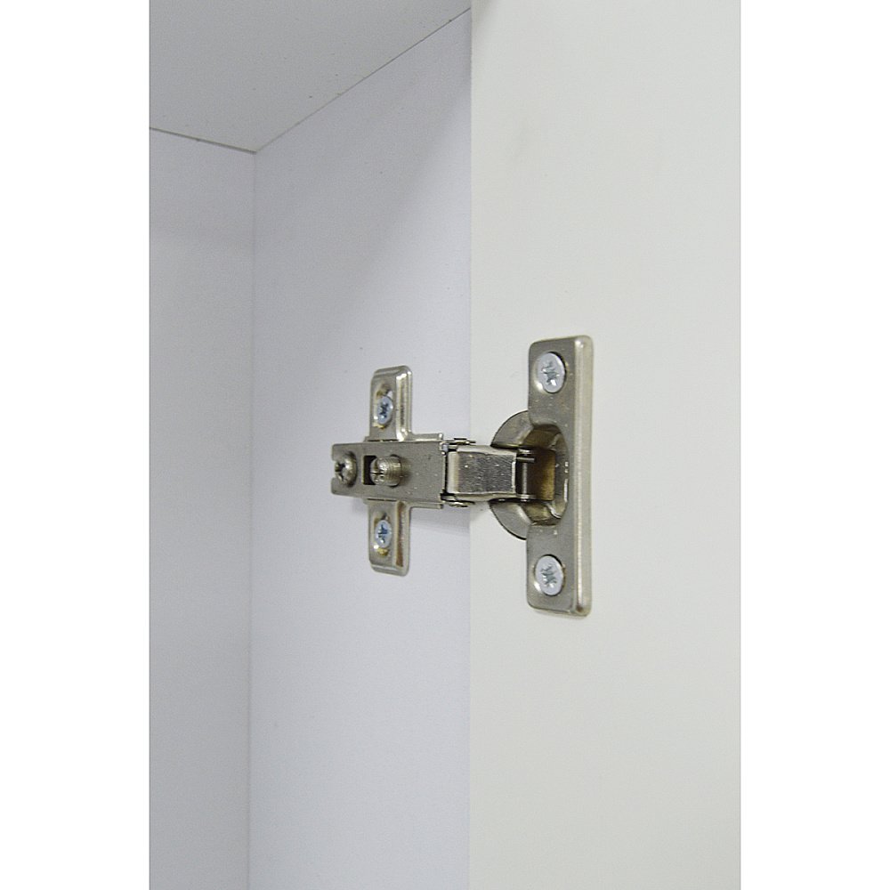 Зеркало со шкафом Loranto Моника 60 белое купить в интернет-магазине сантехники Sanbest