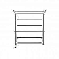 Полотенцесушитель электрический Terminus Анкона П6 500x591 с полкой левый купить в интернет-магазине сантехники Sanbest