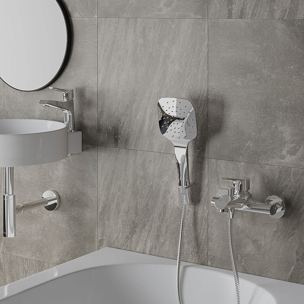 Набор смесителей PAINI Messina MECRSET3 хром купить в интернет-магазине сантехники Sanbest