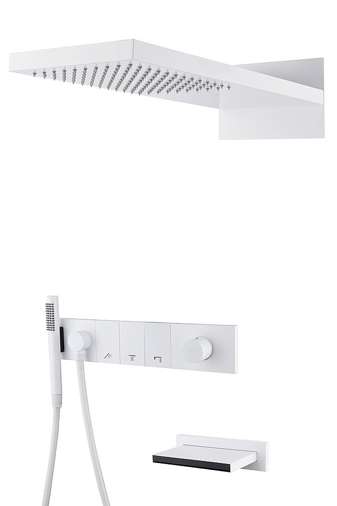 Душевая система Boheme Zodiac 132-2-MW белая матовая купить в интернет-магазине сантехники Sanbest