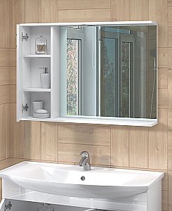 Зеркало со шкафом VIGO Diana 8-1000-Л в ванную от интернет-магазине сантехники Sanbest