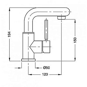Смеситель для раковины Migliore Stone 19646 хром купить в интернет-магазине сантехники Sanbest