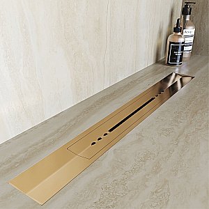 Душевой трап RGW SDR-53Gb 76215380-06 80 золото брашированное купить в интернет-магазине Sanbest