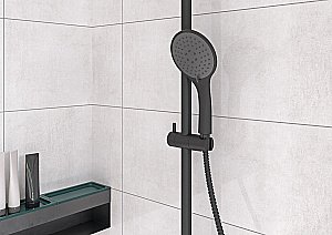 Душевая система Cersanit BRASKO BLACK 63112 черная матовая купить в интернет-магазине сантехники Sanbest