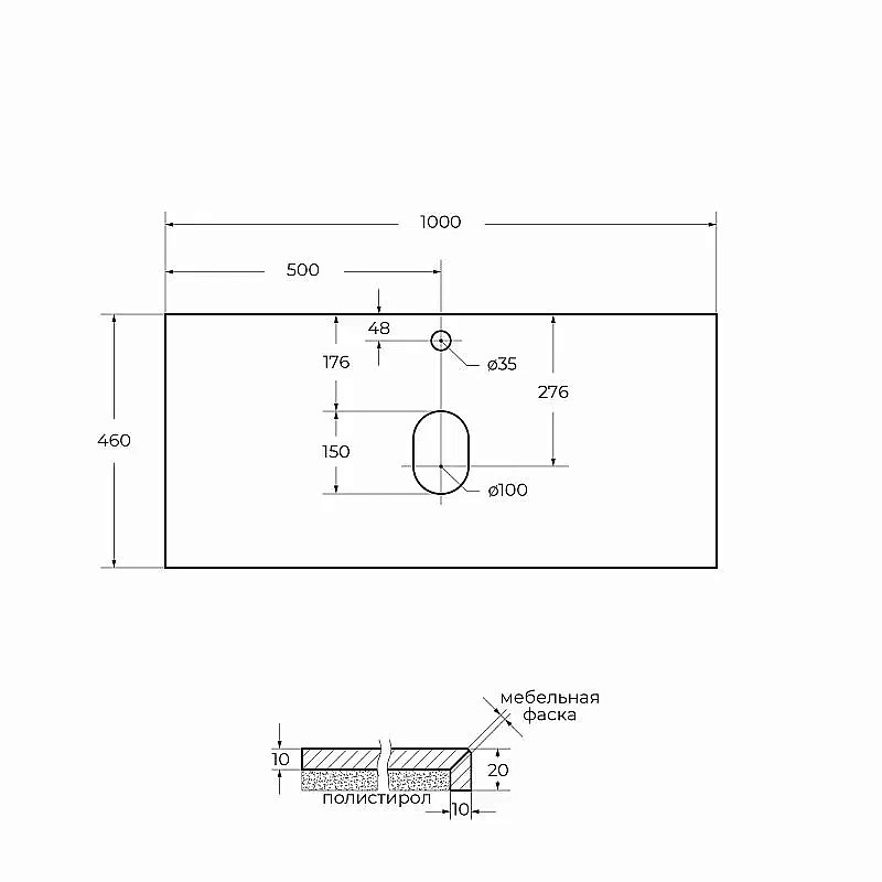Тумба с раковиной и столешницей BelBagno KRAFT 100 KRAFT100BO-KEPMCO-1302-SET белая матовая для ванной в интернет-магазине Sanbest