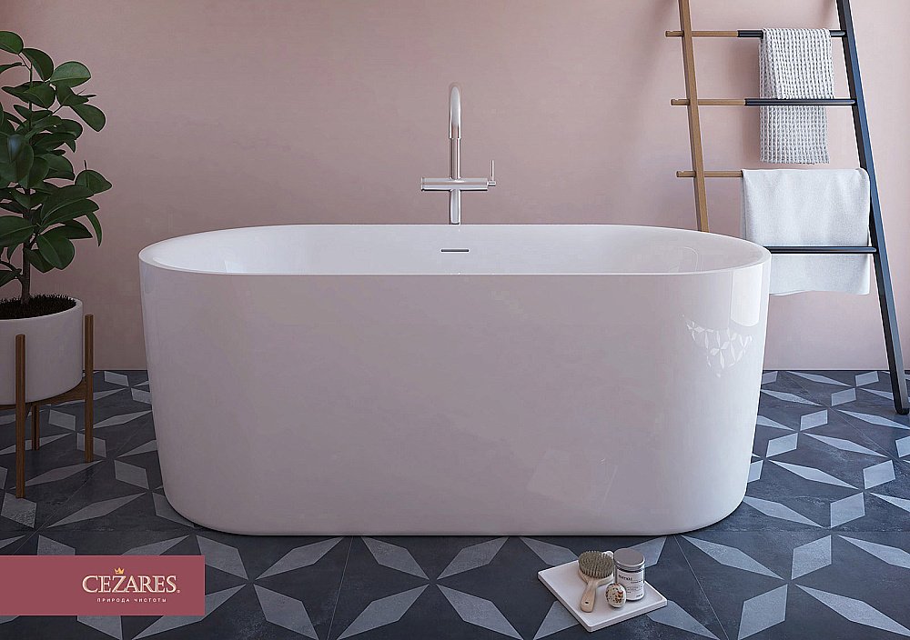 Ванна акриловая Cezares METAURO-INT-Central-180-80-60 купить в интернет-магазине Sanbest