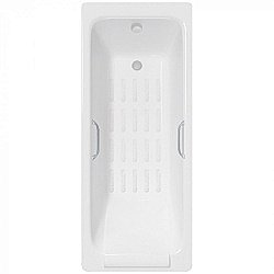 Ванна чугунная Delice Palomba Elite DLR230620R-AS 170х70 белая купить в интернет-магазине Sanbest