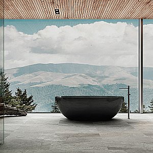 Ванна Vincea 170x75 VBT-6T01B черная купить в интернет-магазине Sanbest