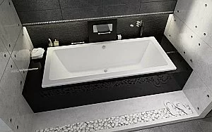 Акриловая ванна Riho Lusso 170x75 B007001005 белая купить в интернет-магазине Sanbest