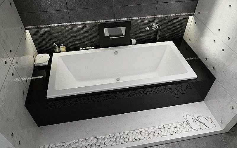 Акриловая ванна Riho Lusso 170x75 B007001005 белая купить в интернет-магазине Sanbest