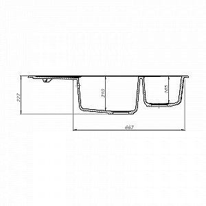 Кухонная мойка IDDIS Vane G V36C965i87 купить в интернет-магазине сантехники Sanbest