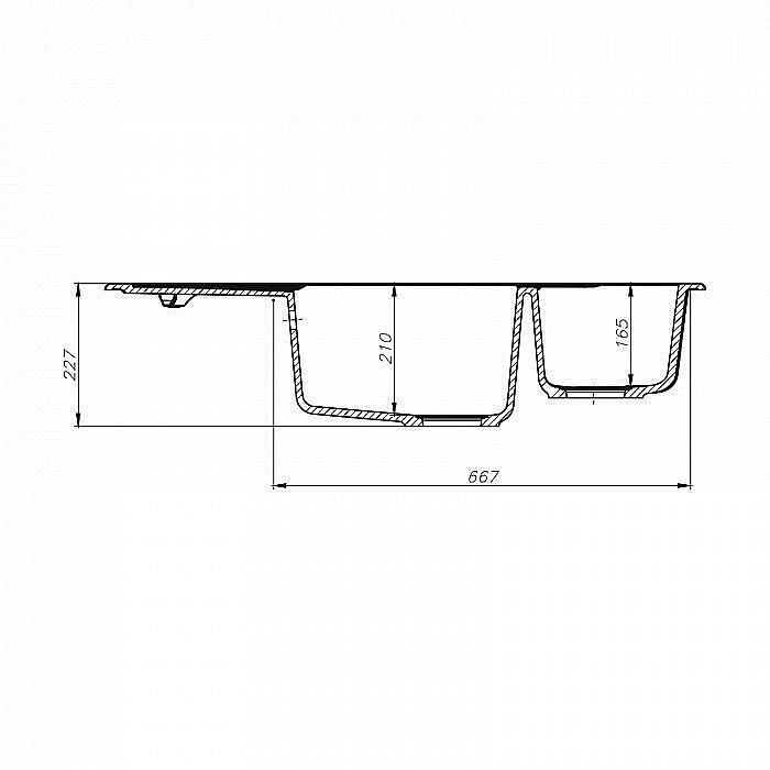Кухонная мойка IDDIS Vane G V36C965i87 купить в интернет-магазине сантехники Sanbest