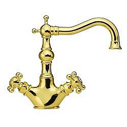 Смеситель для раковины Migliore Arcadia ML.ARC-8334 золото купить в интернет-магазине сантехники Sanbest