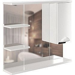 Зеркало со шкафом Mixline ЭТЬЕН 540869 80 правый купить в интернет-магазине сантехники Sanbest