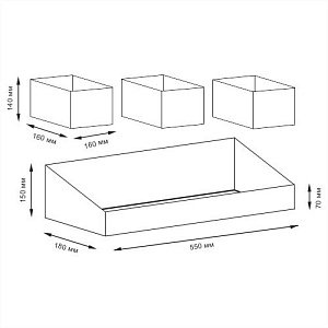 Набор корзин WasserKRAFT Rhin WB-440 Set купить в интернет-магазине сантехники Sanbest