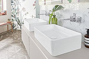 Донный клапан для раковины Villeroy&Boch 68080001 альпийский белый купить в интернет-магазине сантехники Sanbest