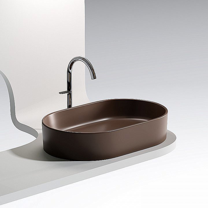 Раковина Ceramica Nova Element 60 CN6048MDB темно-коричневая матовая купить в интернет-магазине Sanbest