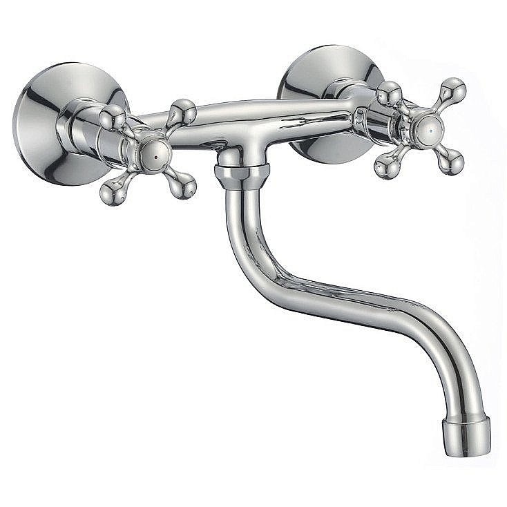 Смеситель для кухни Milardo Duplex DUPSB1M09 хром купить в интернет-магазине сантехники Sanbest