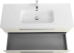 Тумба с раковиной Cezares ECO-CER-N 120 ECO-CER-N-1200-2C-SO-AS-P альпака брашированная для ванной в интернет-магазине Sanbest