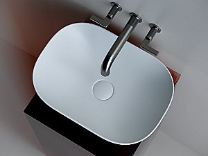 Раковина накладная Ceramica Nova Element CN6009MW белый матовый купить в интернет-магазине Sanbest