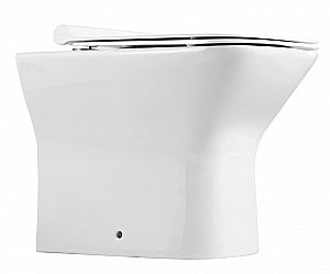 Унитаз Agger AT02200 безободковый, с крышкой микролифт купить в интернет-магазине Sanbest